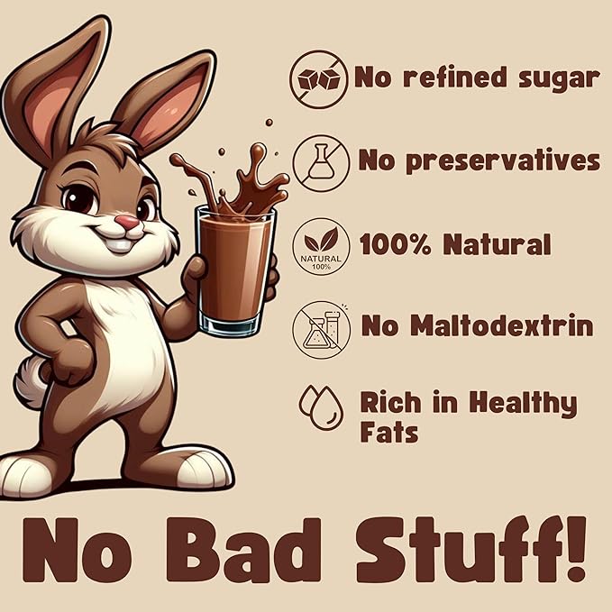 Chocolate Milk Mix | (With The Goodness Of Nuts & Seeds) - 100% Natural - No Added Sugar, Chemical & No Added Preservatives - Tummy Friendly – 50gm