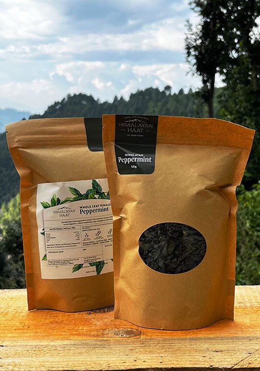Tea | Himalayan Peppermint -Whole Leaf Himalayan - Himalayan Haat - 50gm