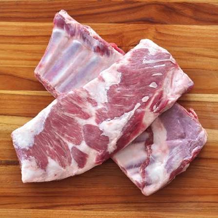 Lamb Ribs - Frozen - Alwar, Rajasthan - Organically Raised - Pasture Raised & Grass Fed - Antibiotics And Hormone Free - 450gm