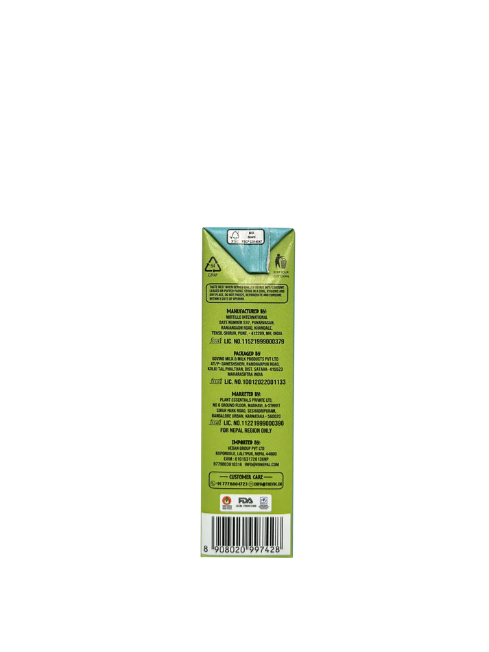 Soy Drink | Barista Edition - 50% More Calcium & Dietary Fibers - Cruelty Free, Soya Free, Non Gmo, No Added Sugar, Preservatives, Cholesterol, No Artificial Flavors & Colors - VDC - 200ml