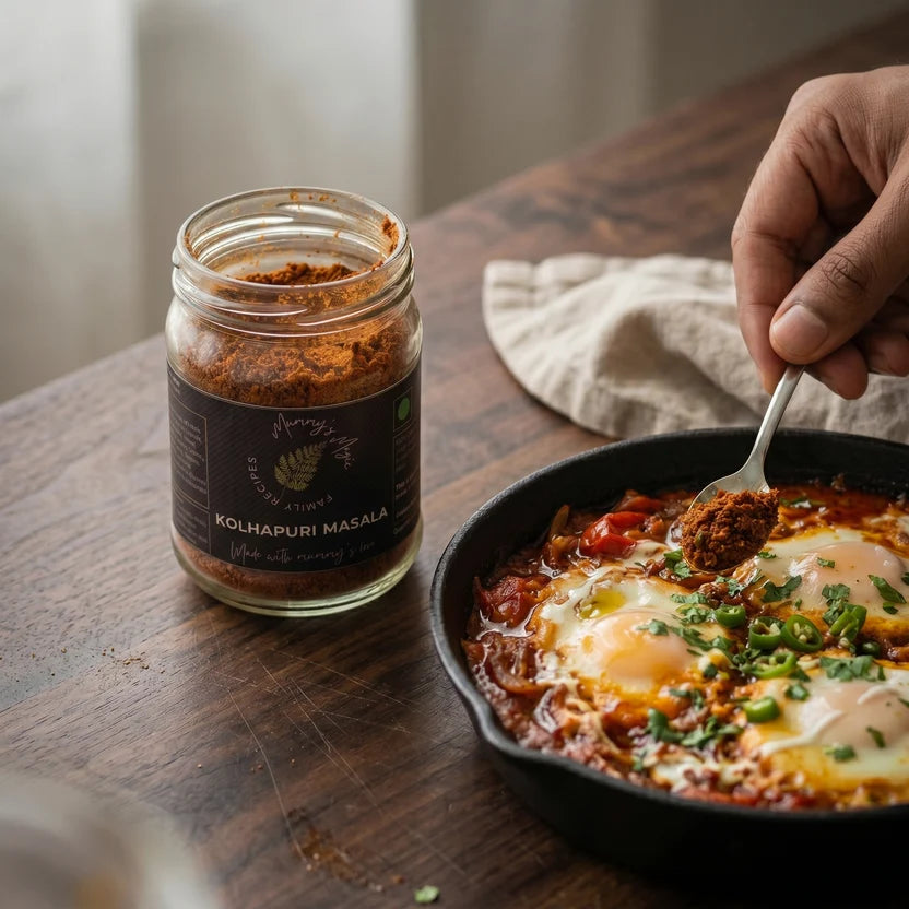 Seasoning | Kolhapuri Masala- Vegan -Handcrafted flavour - No Preservatives or artificial additives – Mummy&