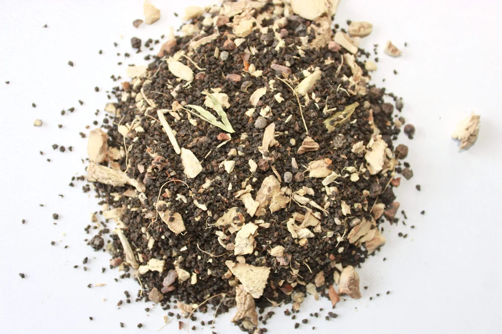 Tea | Organic Masala Chai -USDA Organic-Authentic Indian Chai Featuring Assam Tea-No Preservatives- Mana - 100gm