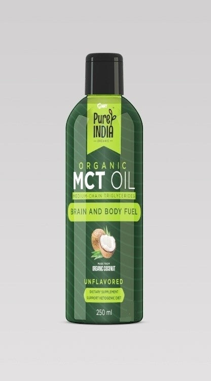 MCT Oil | MCT Coconut Oil - Brain And Body Fuel - Unflavored - Organic - Mrt Organic – 200ml