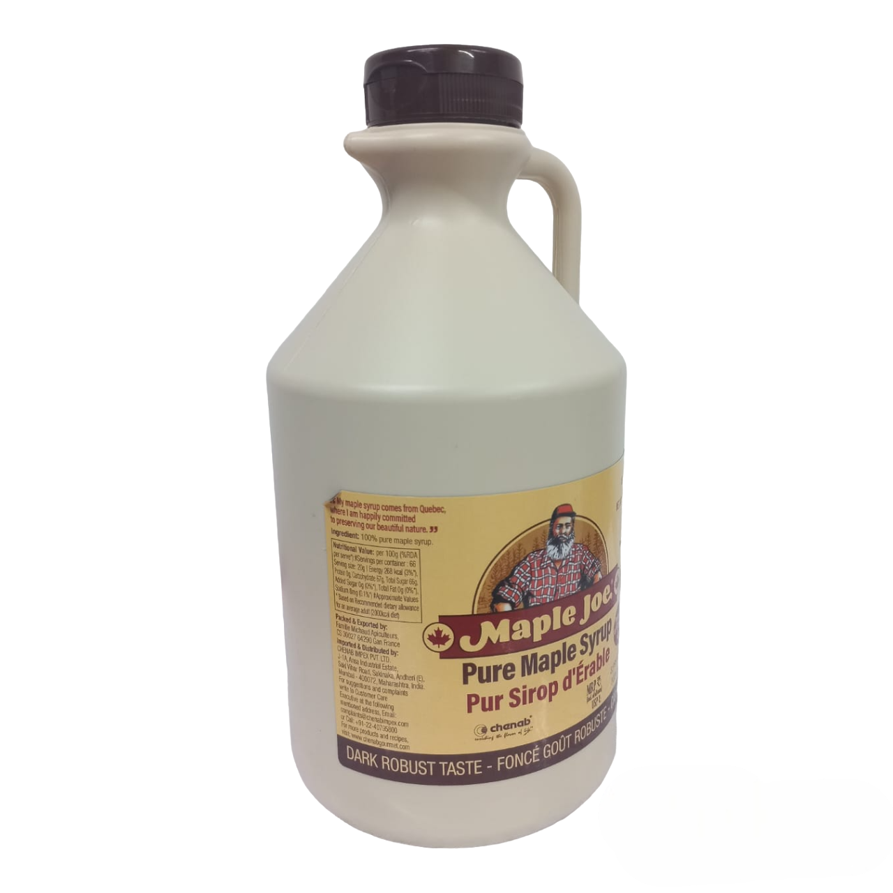 Maple Syrup | Dark Robust Taste – 100% Pure & Natural – No Additive & Chemical Free – Maple Joe – 1320gm