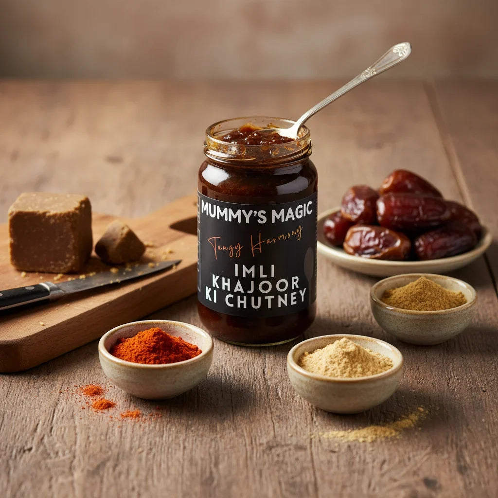 Chutney | Tangy Harmony (Imli Khajoor Ki Chutney)-Vegan -Handcrafted flavour - No Preservatives or artificial additives – Mummy&
