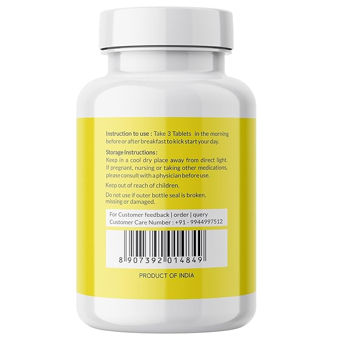 Tablets |Neem Turmeric with Black Pepper (500mg per Tablet) -Made with Pure Turmeric Root Powder- Neem Leaf Power-No Artificial Color, Flavors, Non-GMO – Neemveda – 90gm (180 Tablets)