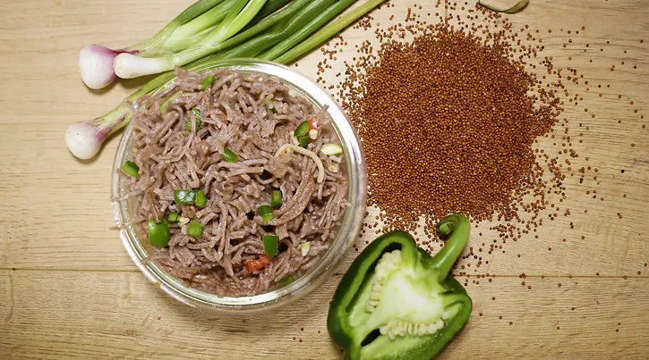 Noodles | Ragi Millet Noodles – 14.34 Protein – Non Fried – Gluten Free, No Added Preservative, No Sugar & No Added Colour, MSG Free – Homemakerz – 200gm