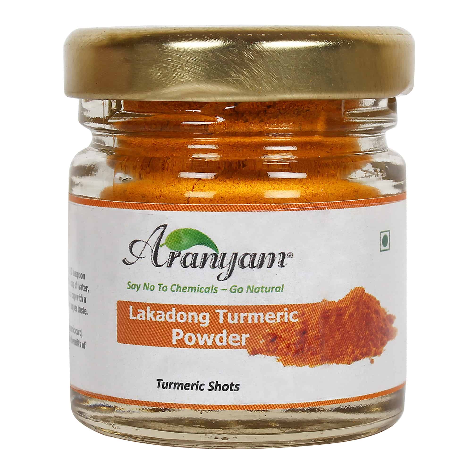 Lakadong Turmeric Powder | Natural - Immunity Booster – No Artificial Colors, Additives & No Added Preservatives - Aranyam - 100gm