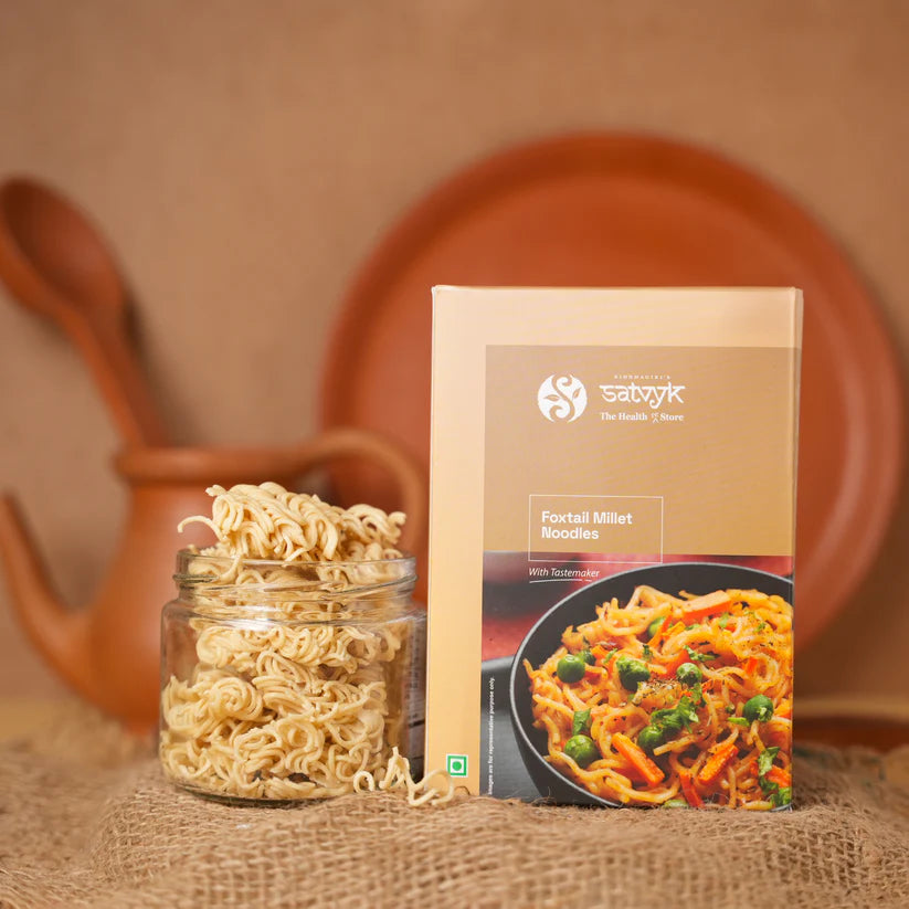 Noodles | Foxtail Millet Noodles - With Tastemaker - Satvyk - 175gm