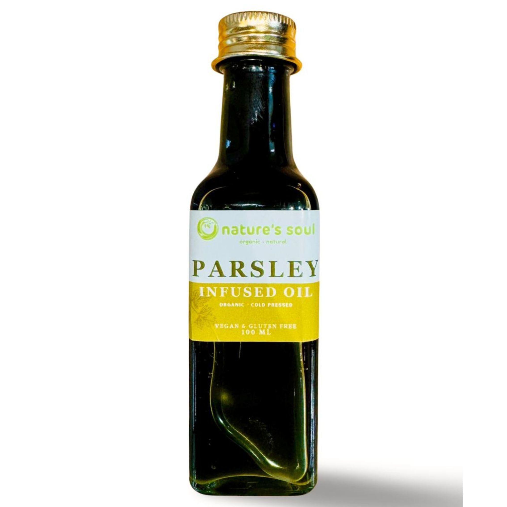 Parsley Infused Oil - Fresh - Vegan & Gluten Free - Made with Organic Ingredients - 100ml