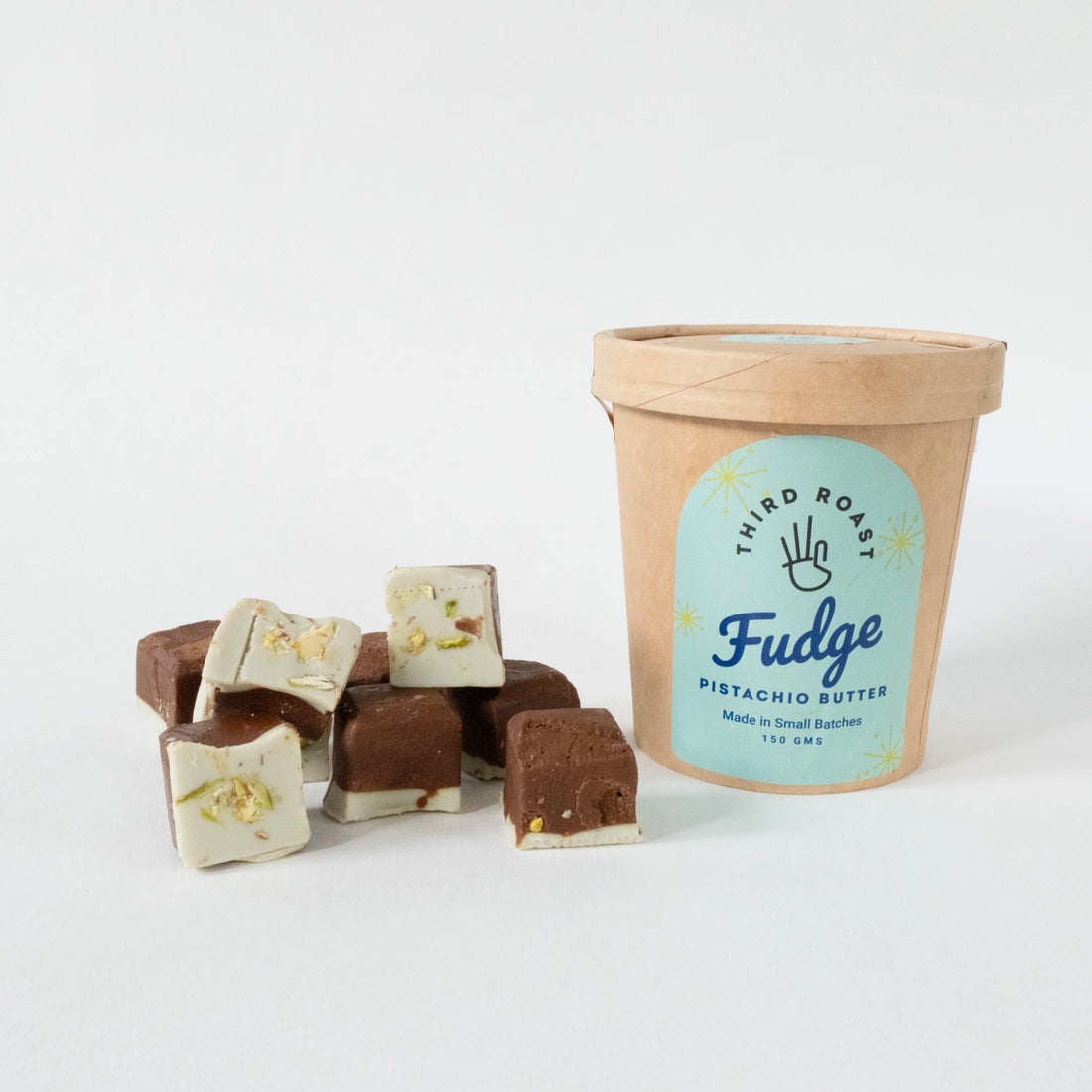 Fudge | Pistachio Butter Fudge - Made in Small Batches - Third Roast - 150gm