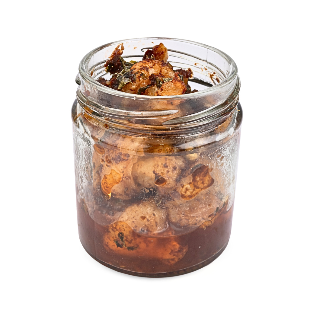 Prawn Pickle Indian Style - Fresh - Gluten Free - Made with Organic Ingredients - 160gm
