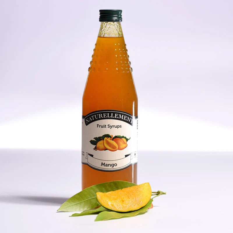 Syrup | Mango Syrup - 100% Natural and Pure Syrup- No Artificial Flavors, Colors or Preservatives - Naturellement - 750ml