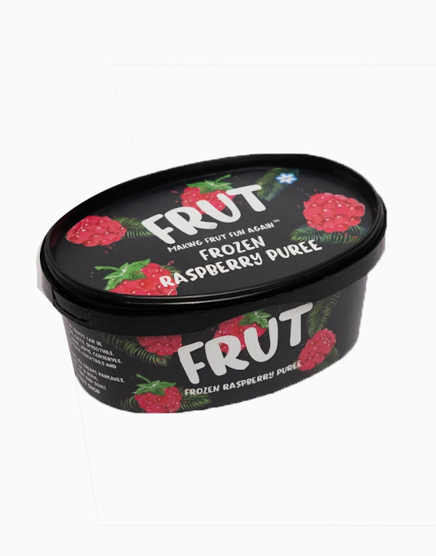 Puree | Raspberry Puree – Frozen – No Added Sugar, Flavours & No Added Preservatives – Frut – 1000gm