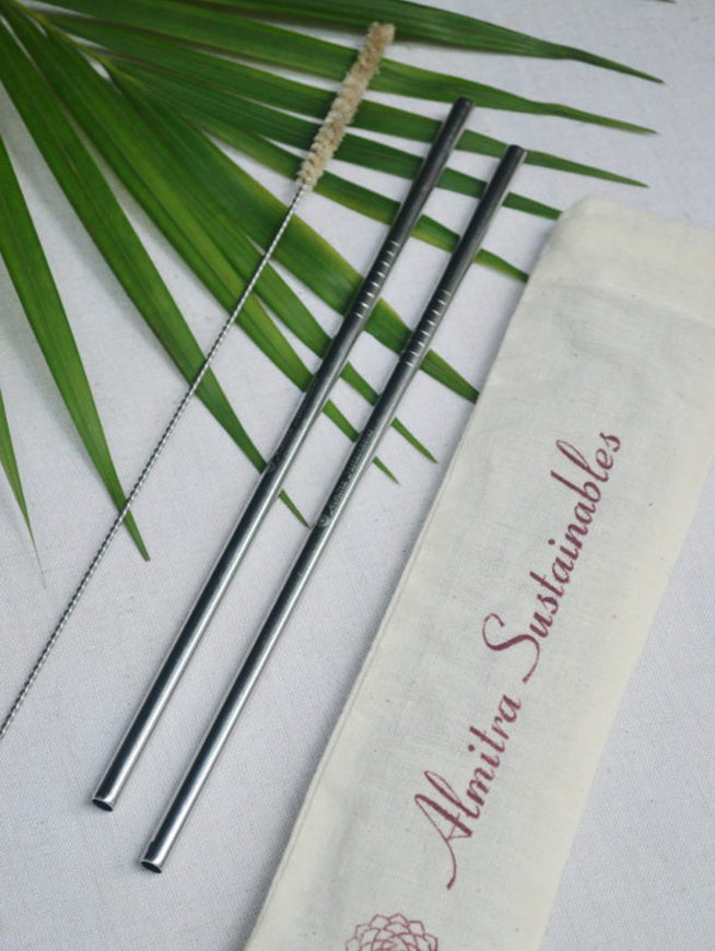 Steel Straight Straws - Almitra