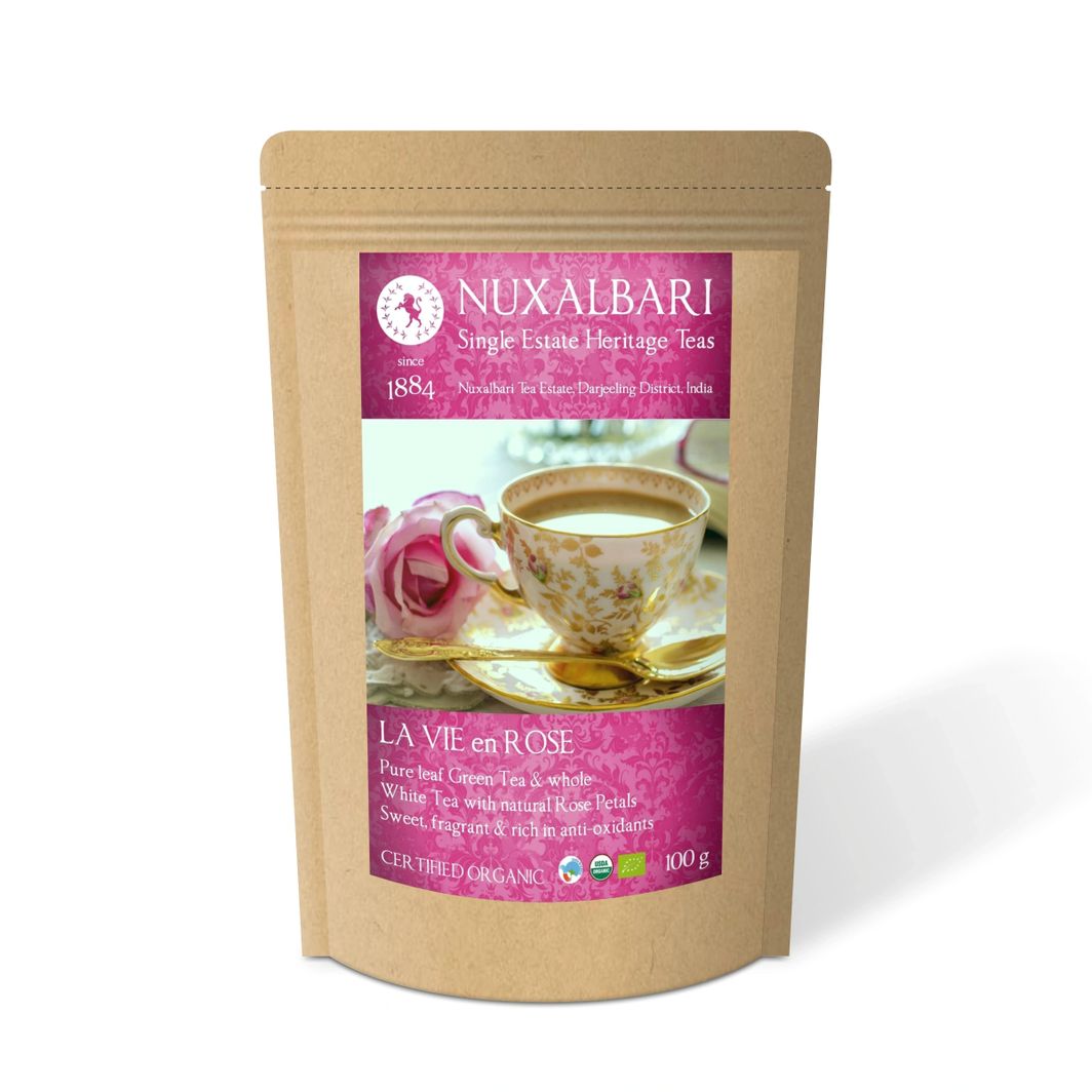 English Rose Leaf Tea - Nuxalbari - 100gm