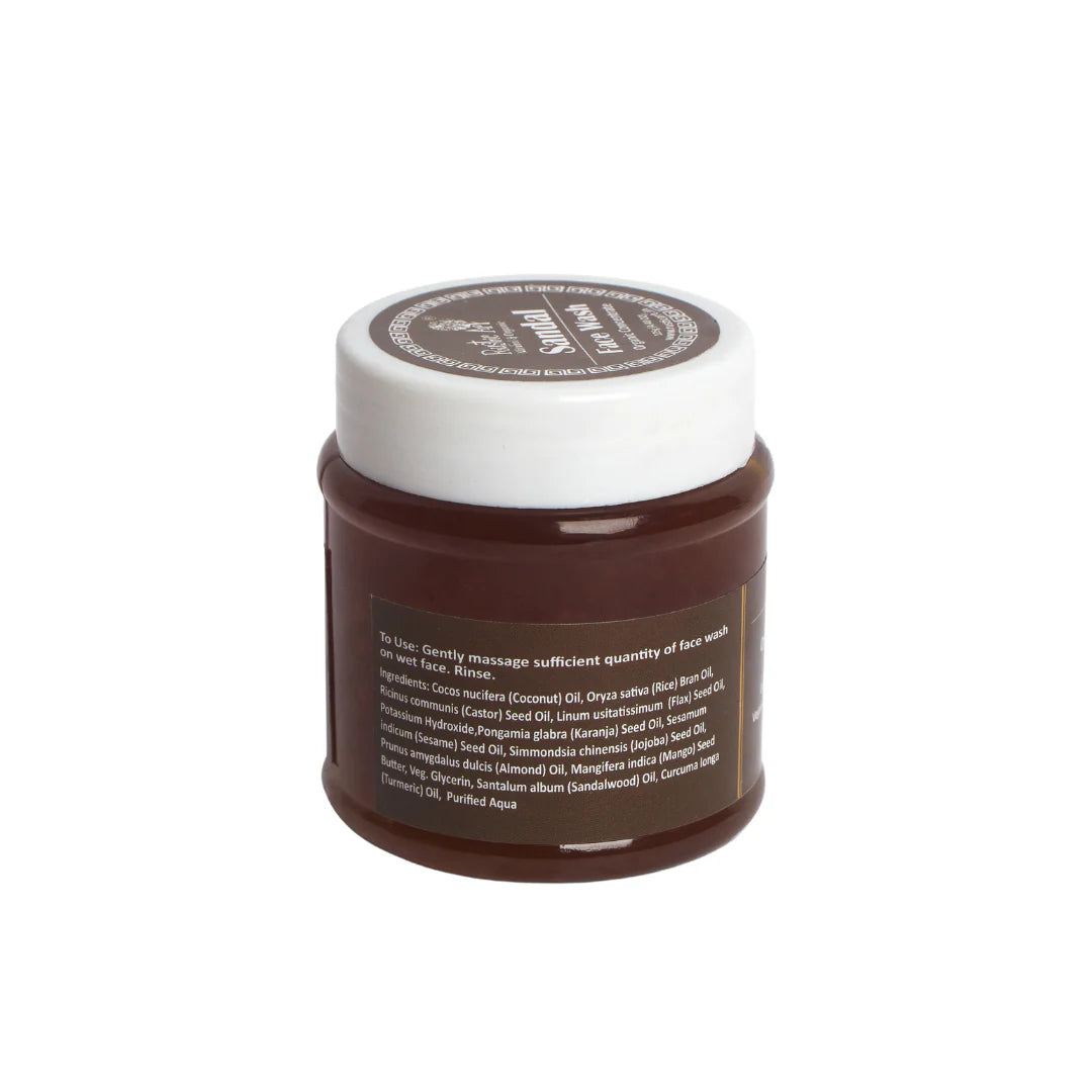 Face Wash | Organic Sandal Face Wash - Rustic Art - 125gm