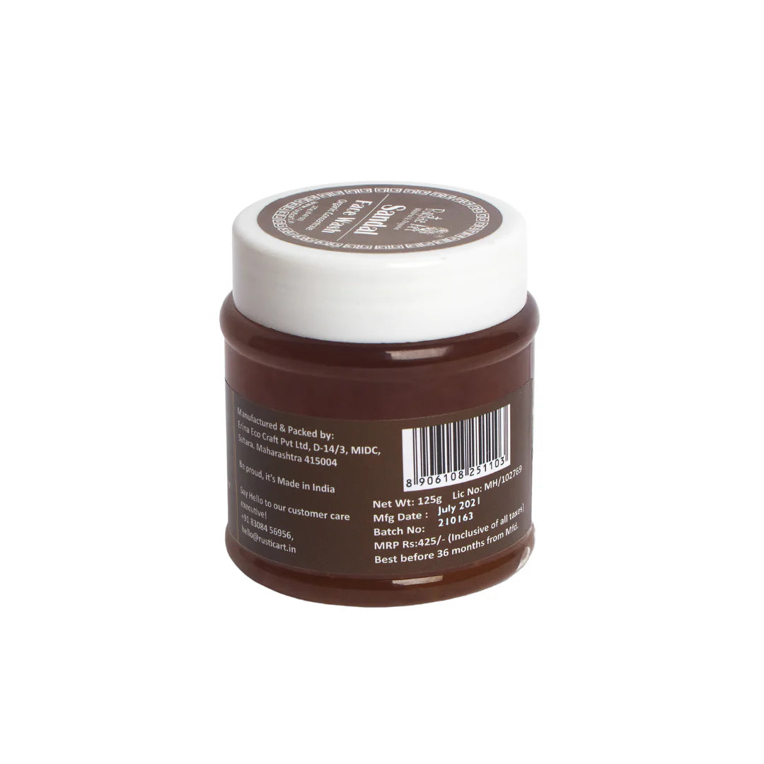 Face Wash | Organic Sandal Face Wash - Rustic Art - 125gm