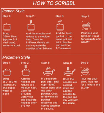 Noodles | Heat (Butter Miso Ramen)-Craft Meets Convenience-Slurp Spill - No Artificial Colors, Non GMO, Dairy Free – Scribbl - 70gm