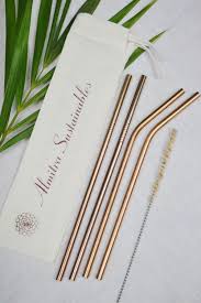 Copper Straight Straws - Almitra