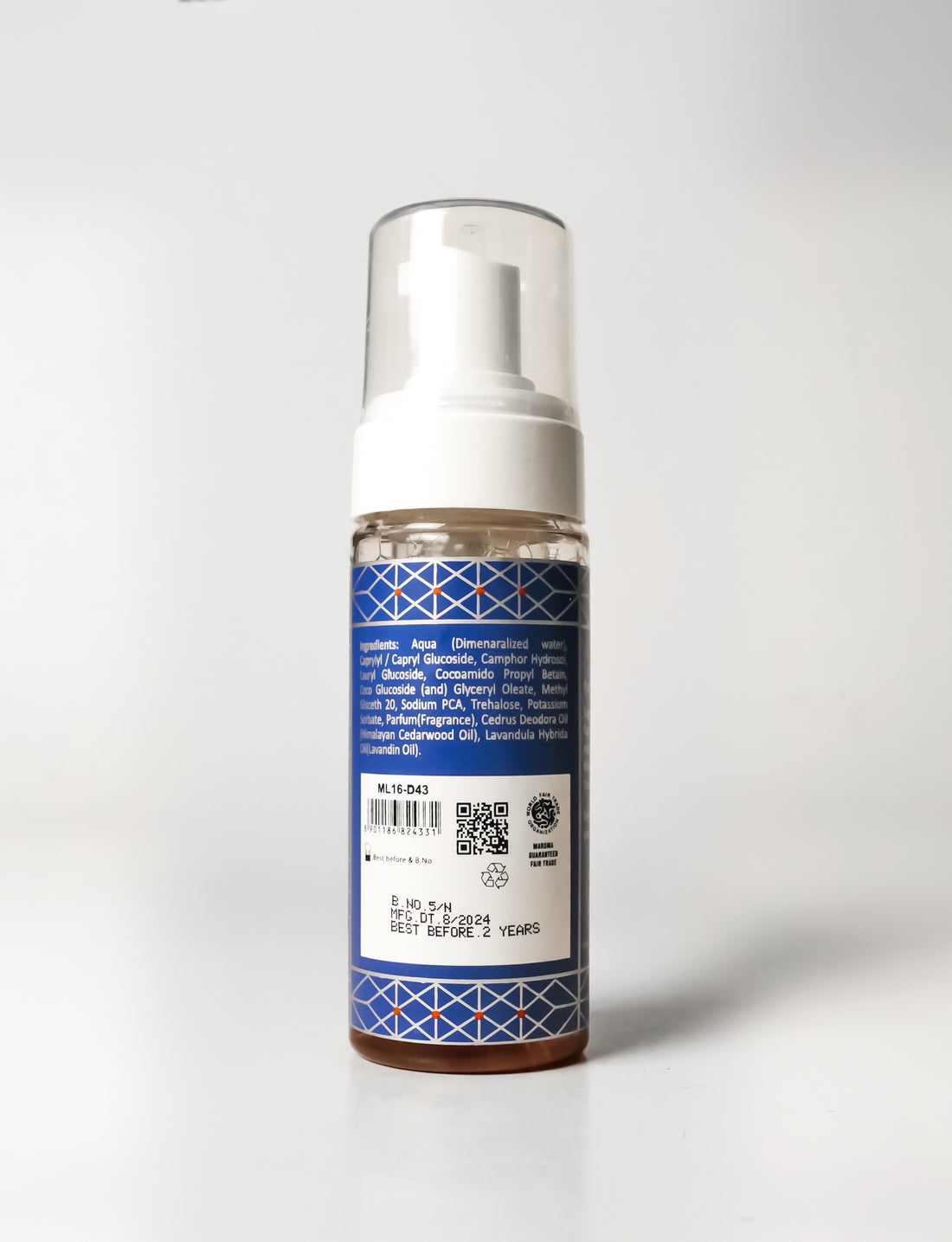 Shaving Foam | Shaving Foam (Cedar Lavender) - For Men - Vegan, Cruelty Free, Palm Oil Free, No Parabens, Silicone, Synthetic Fragrances & No Artificial Color - Maroma - 150ml