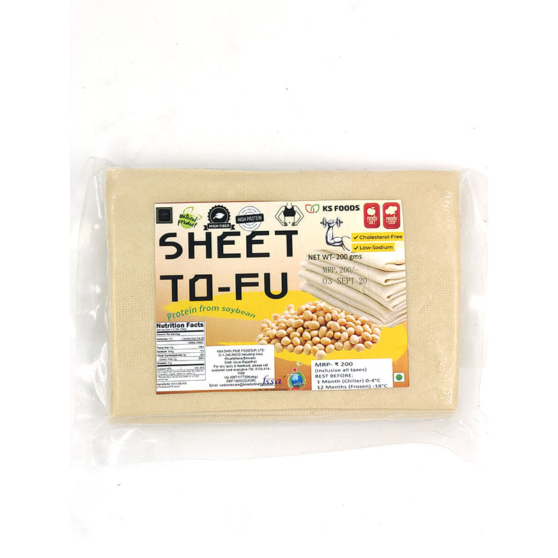 Sheet Tofu - KS Foods - 200gm