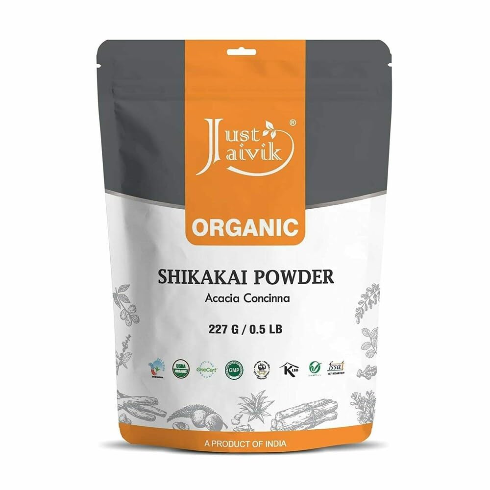 Shikakai Powder | Acacia Concina For Hair Care - USDA Organic - Just Jaivik - 100gm