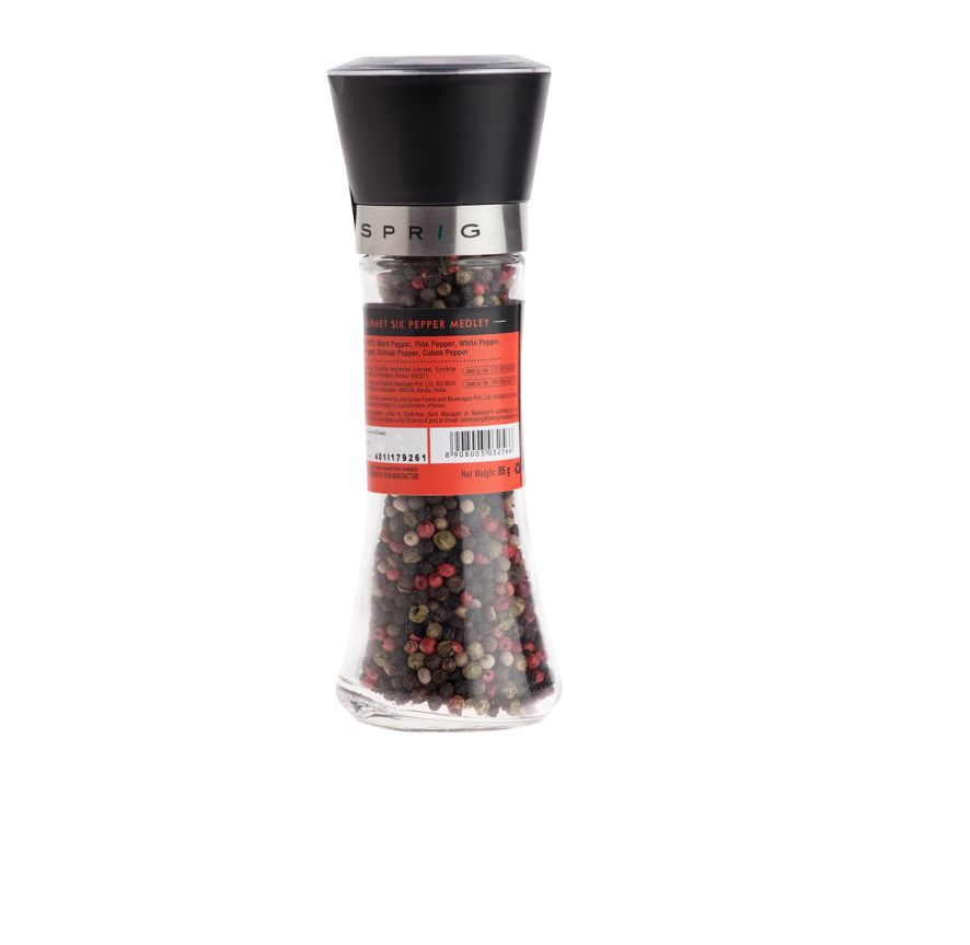 Gourmet Six Pepper Medley - Sprig - 85gm