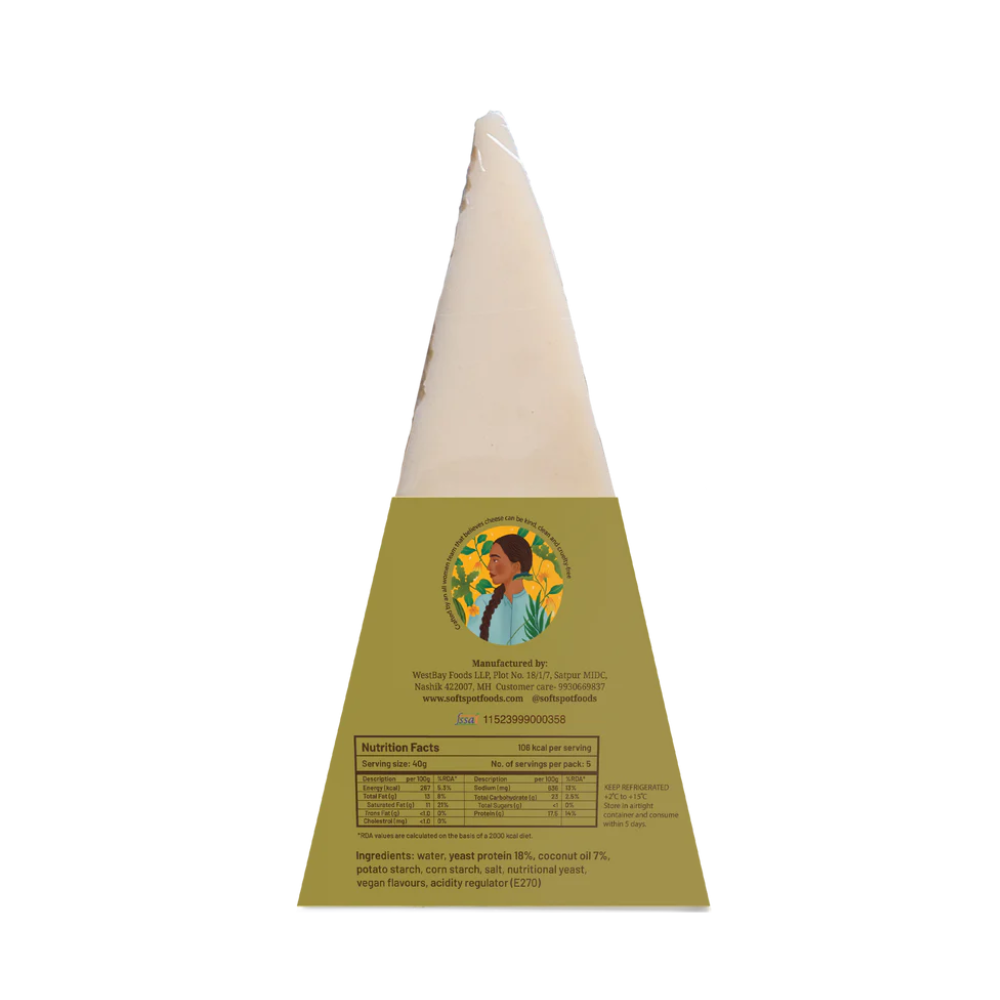 Vegan Parmesan Cheese | Pasteurized - Gluten Free, Dairy Free & Lactose Free - Soft Spot Foods - 200gm