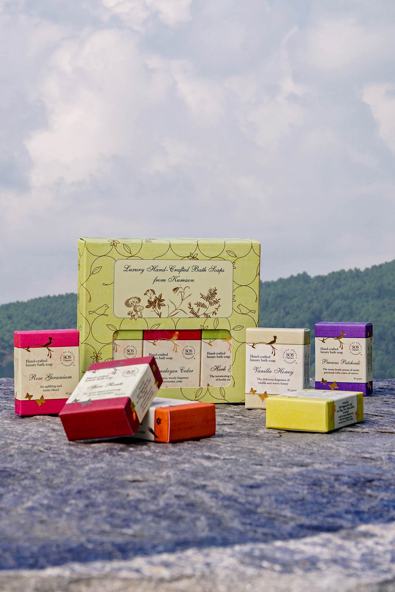 Soap Gift Box - SOS Organics - 6 x 40gm
