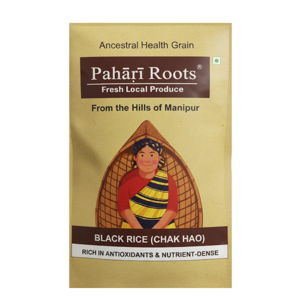 Rice | Black Rice (Chakhao) – Pahari Roots – 500gm