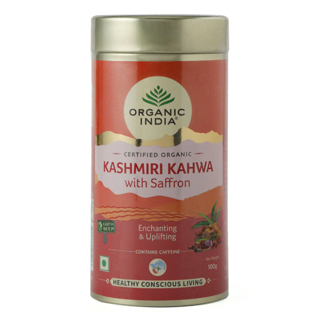 Tea | Tusli Kashmiri Kahwa (With Saffron ) - Oragnic - Organic India - 25 Infusion Bag