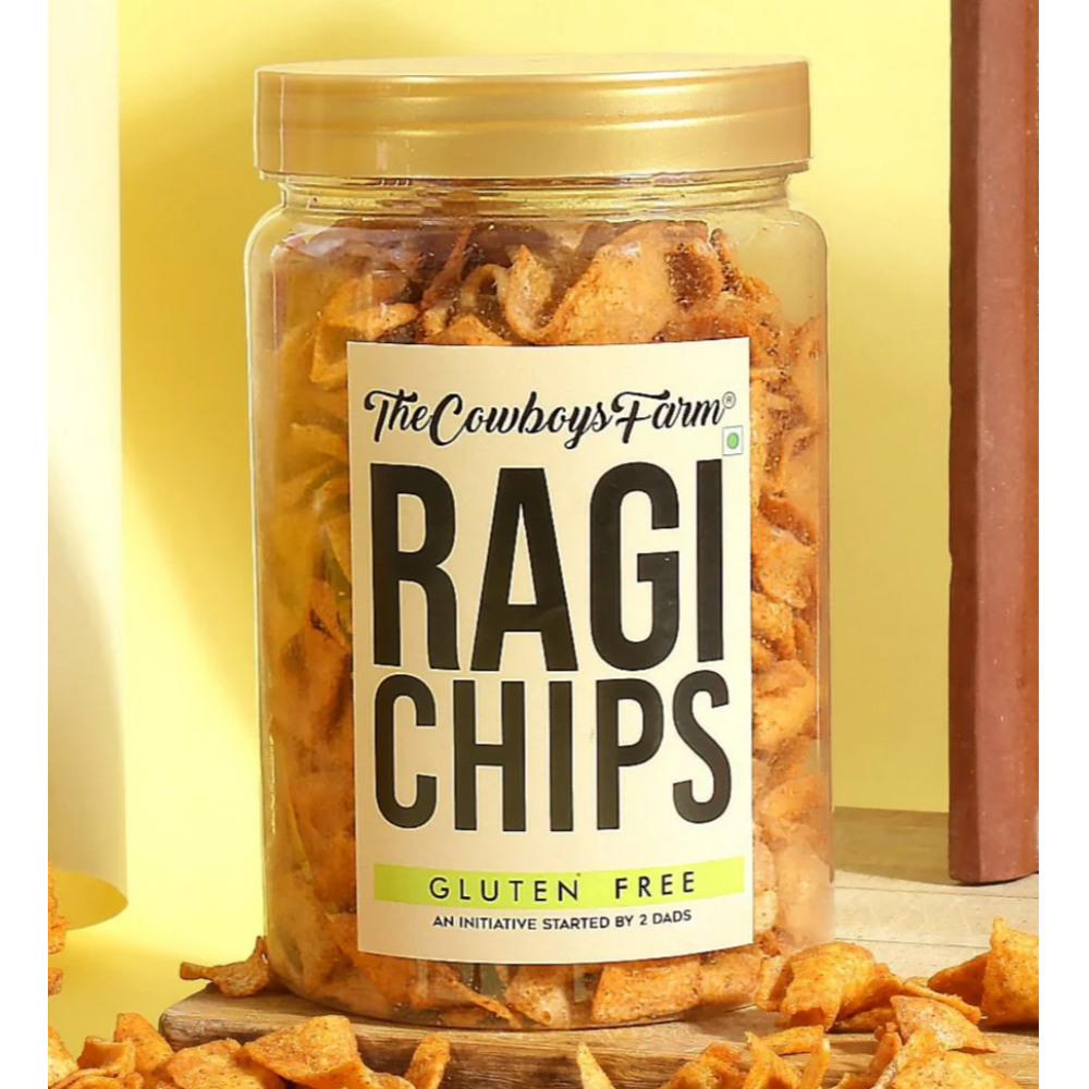 Chips | Ragi Lentil Chips - Gluten Free - The Cowboys Farm - 150gm