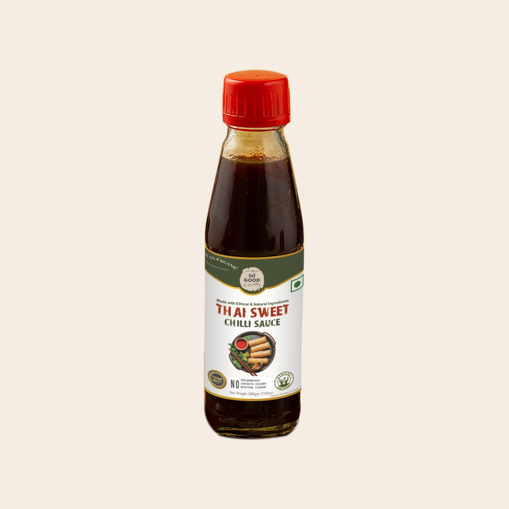 Sauce | Thai Sweet Chilli Sauce - Ethical & Natural -No Preservatives, Artificial Flavour & Synthetic Colour - SOSE - 100gm