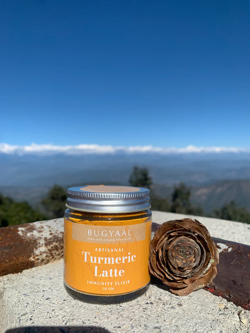 Turmeric Latte Blend - Natural - Indian - Immunity Elixir - Bugyaal - 50gm