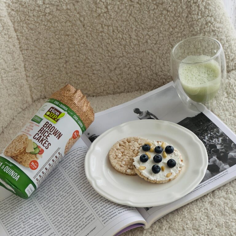 Rice Cakes | Brown Rice Cakes (Quinoa and Chia) - Not Fried - Vegan, Gluten Free, No Preservatives, No Gmo & No Gmo – RiceUp – 120gm