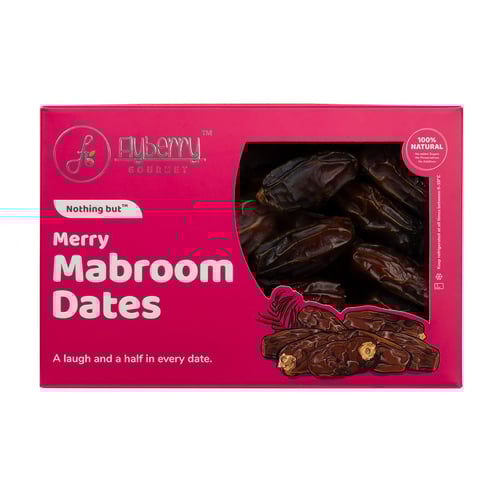 Dates | Merry Mabroom - Natural - No Added Preservatives, Additives & No Added Sugar - Flyberry - 400gm