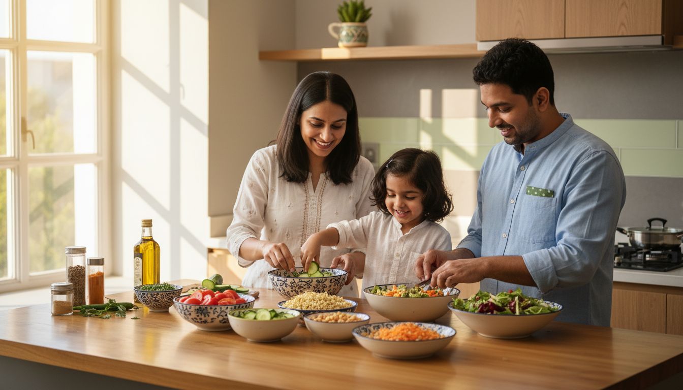 indian salad family