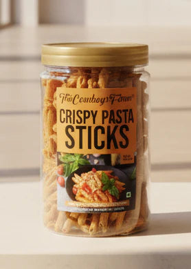 Crispy Pasta Sticks - Gluten Free, No Palm Oil &amp; No Added Preservatives – The Cow Boys Farm – 130gm