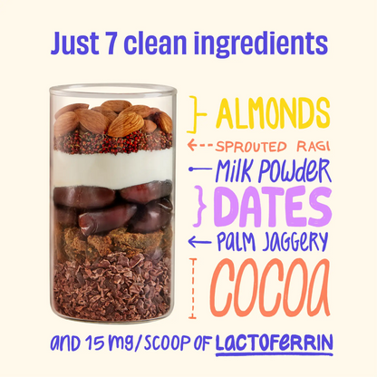 Food Drink Jr (Milk-mix for 2-6 yr Olds) – No Chemicals, Artificial &amp; Preservatives - The Whole Truth – 1000gm