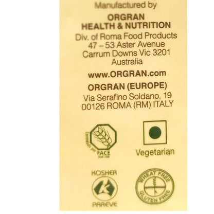 Quinoa Penne Pasta  | Vegan, Gluten Free, Dairy Free &amp; Egg Free - Orgran  - 350gm