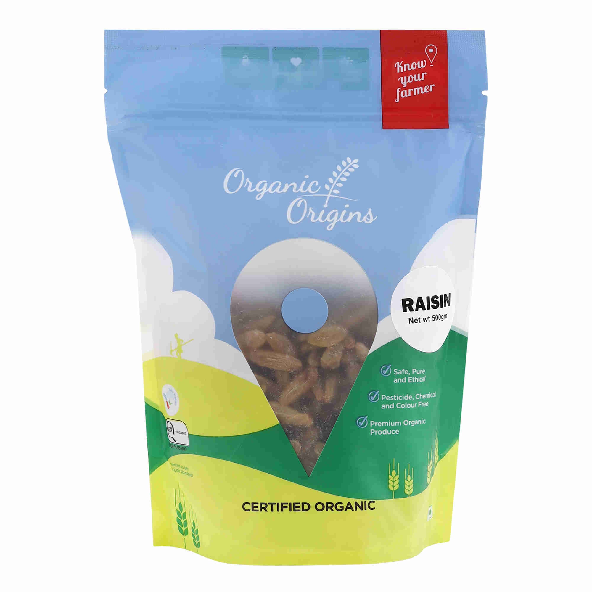 Raisins - Organic Origins - 500gm