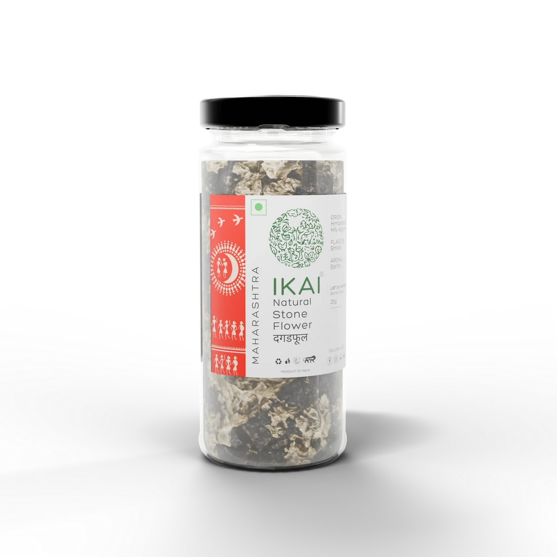 Natural Stone Flower (Dagad Phool) -Stimulate Digestive Enzymes and Support Healthy Digestion - No Preservatives- Ikai Organic – 25gm