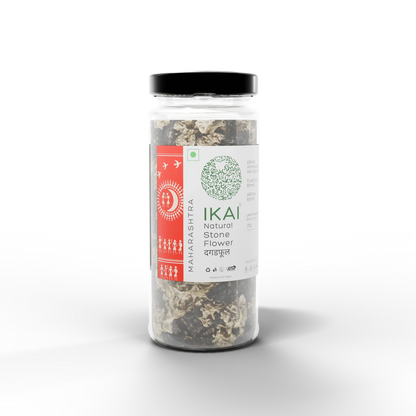 Natural Stone Flower (Dagad Phool) -Stimulate Digestive Enzymes and Support Healthy Digestion - No Preservatives- Ikai Organic – 25gm