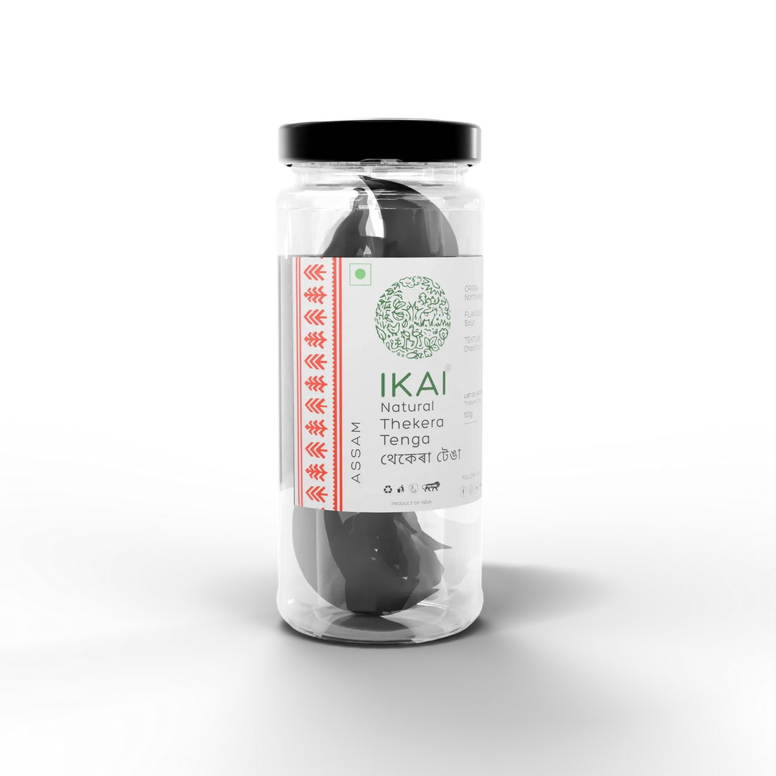 Natural Thekera Tenga - Regional Speciality (Assam)- Exotic Spice Sour - No Preservatives- Ikai Organic – 100gm