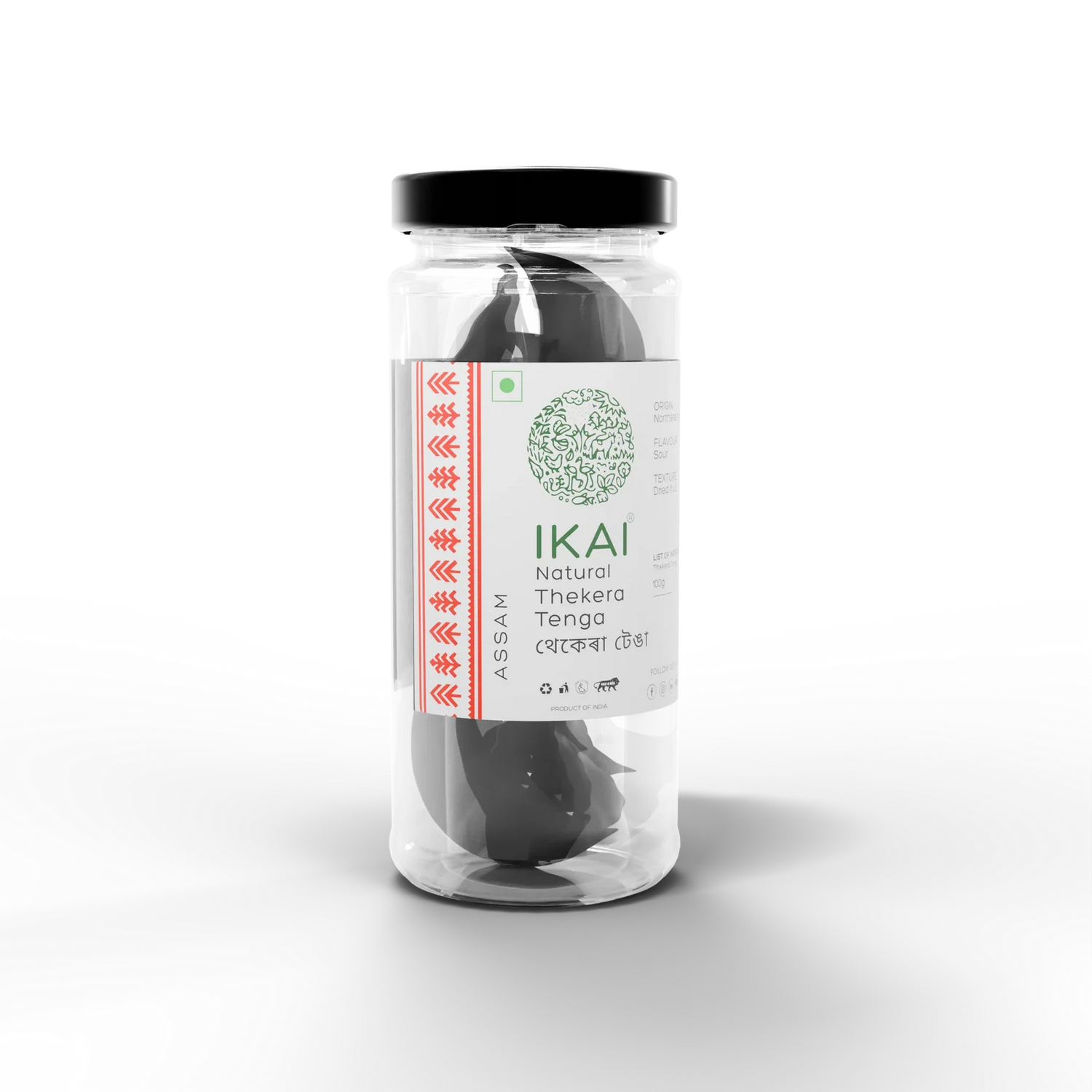 Natural Thekera Tenga - Regional Speciality (Assam)- Exotic Spice Sour - No Preservatives- Ikai Organic – 100gm