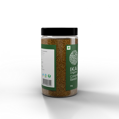 Seeds| Organic Coriander Seeds - Sabut Dhaniya - Pure Healthy &amp; Aromatic  No Preservatives- Ikai Organic – 100gm