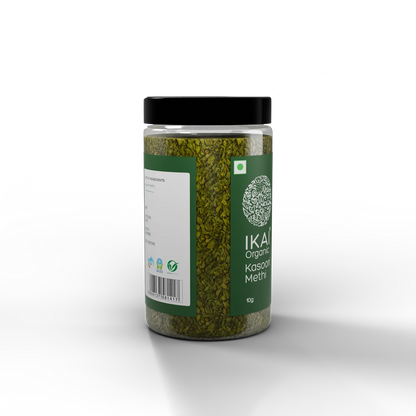 Kasoori Methi |Organic Kasuri Methi (Fenugreek Leaves) -Sundried Organic Fenugreek Leaves  - No Preservatives- Ikai Organic – 10gm