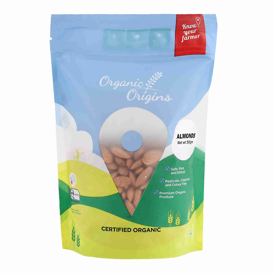 Almonds | Organic Origins - 500gm