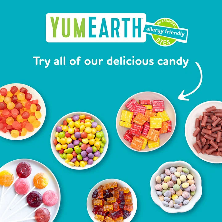 Fruit Snacks Tropical | Raspberry, Mango, Pineapple Flavour - USDA Organic - Vegan, Gluten Free, Non GMO &amp; No High Fructose Corn Syrup Or No Artificial Dyes - Yum Earth - 198gm